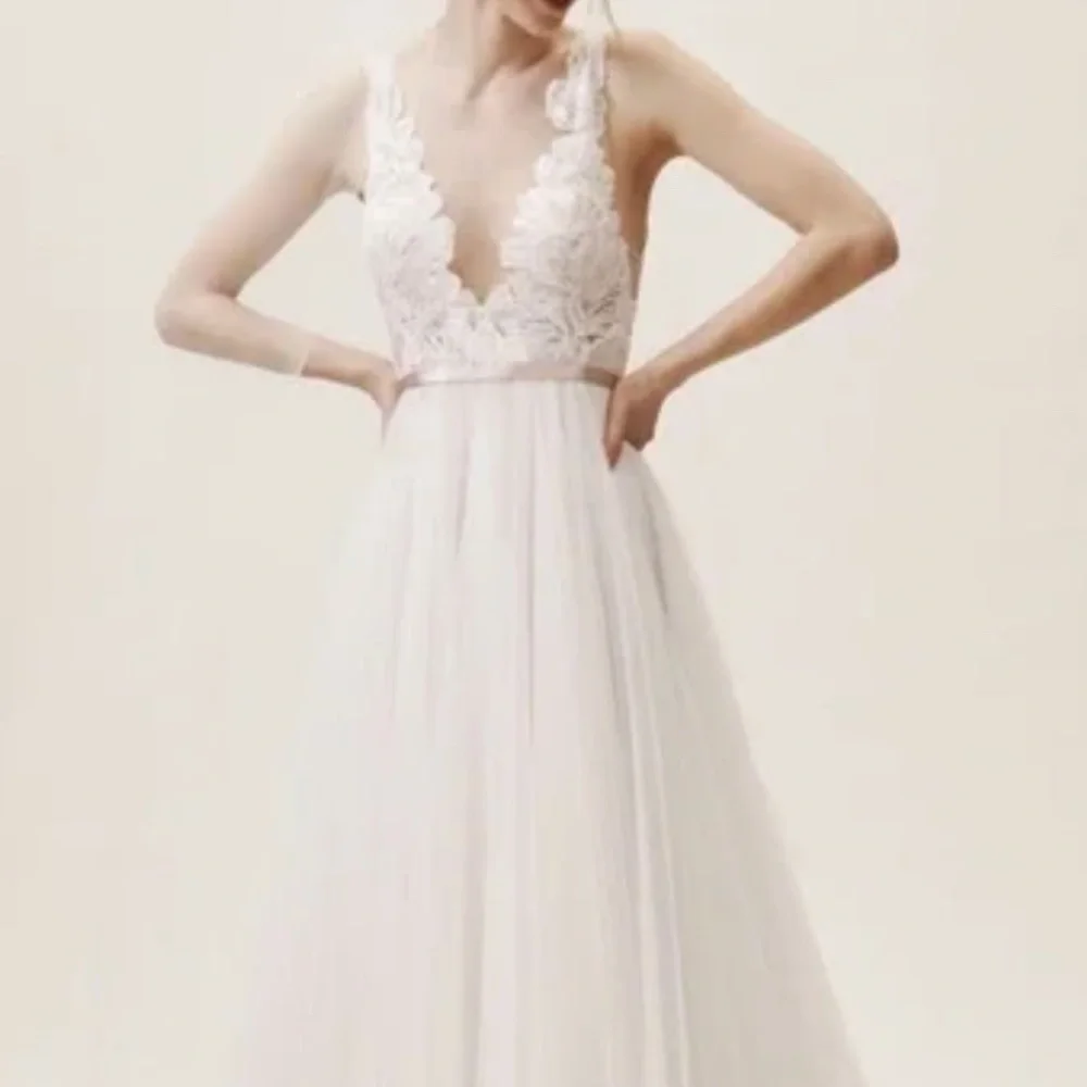 BHLDN WEDDING GOWN AND CAPE - Picture 3 of 7
